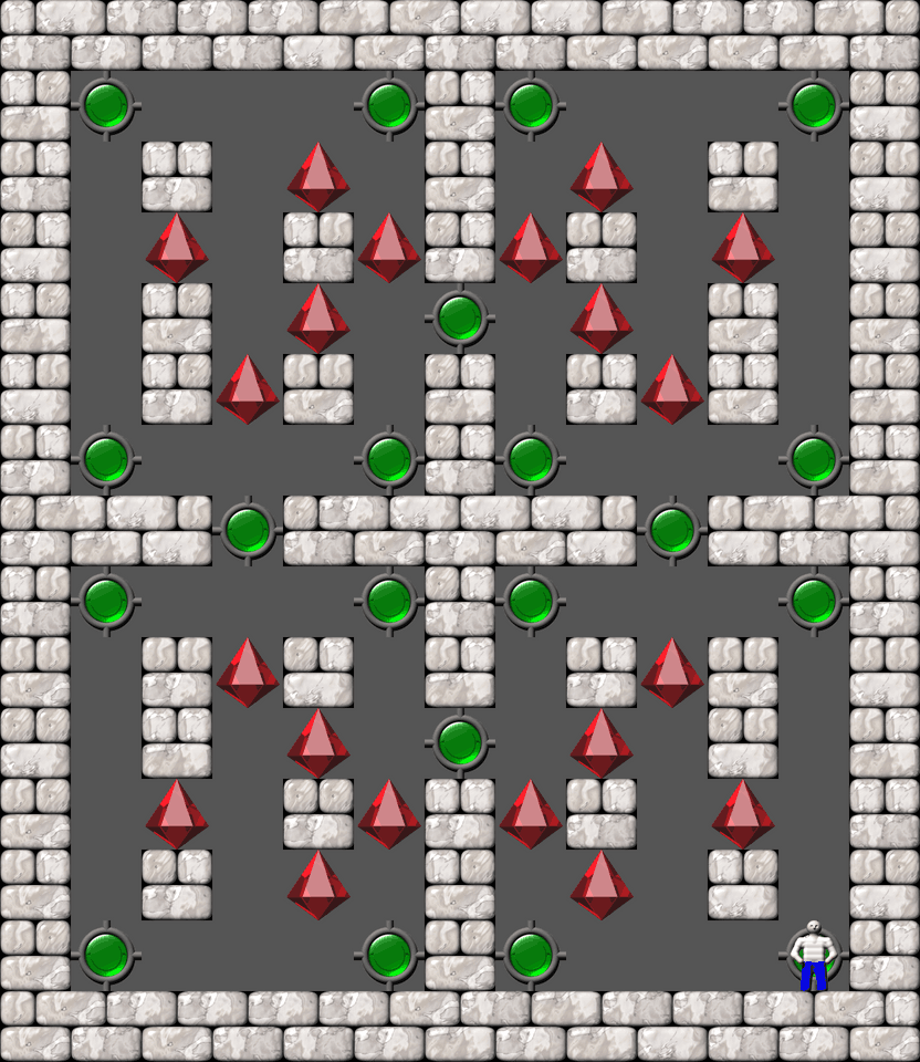 Sokoban Mass Remodel level 1438